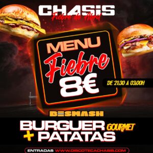 MENU BURGER GOURMET + PATATAS